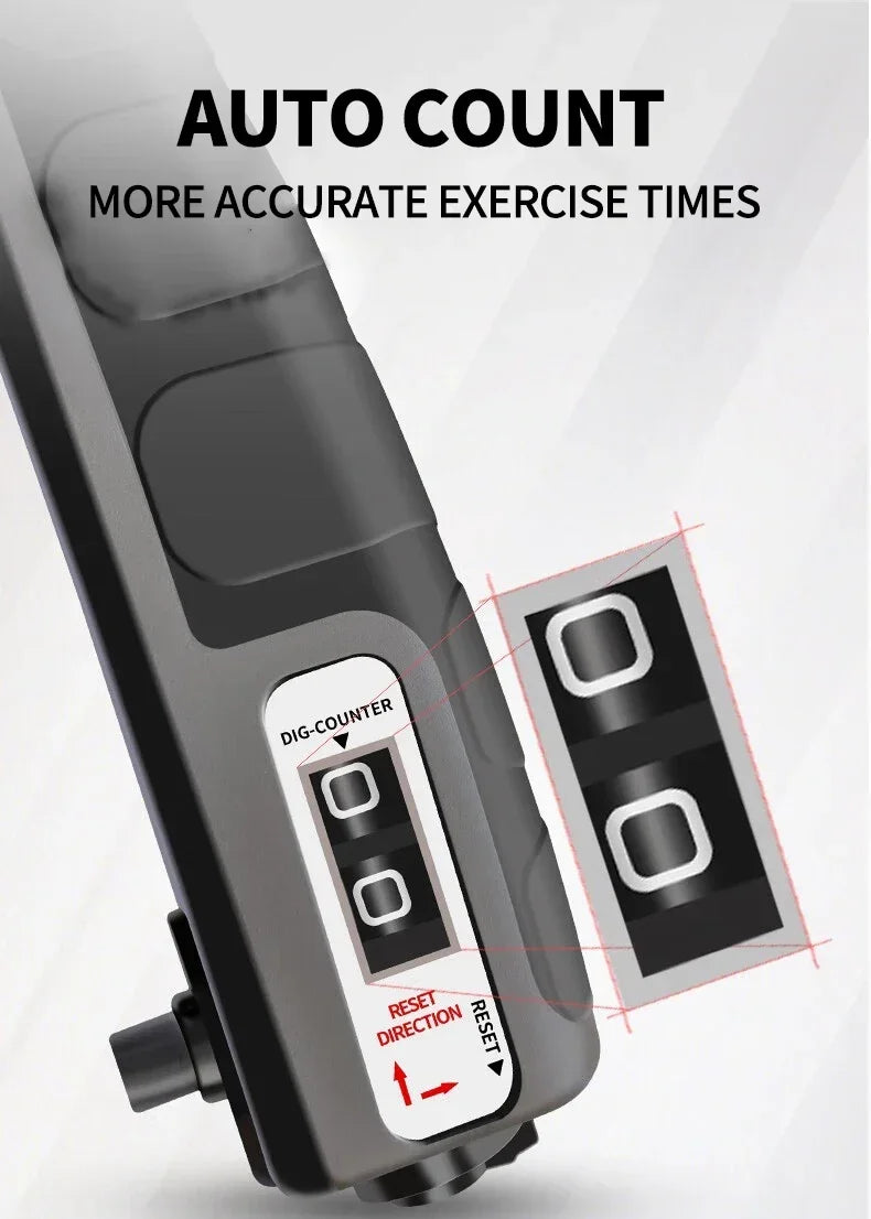 FORCEGRIP PRO - Adjustable Hand Gripper Kit with Rep Counter | Professional Forearm, Wrist & Finger Strengthener for Athletes & Rehabilitation