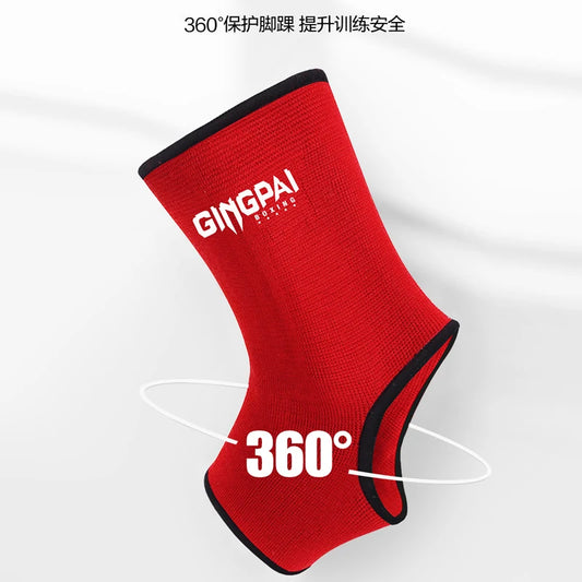 GINGPAI PRO Ankle Support Braces - Premium Muay Thai & Kickboxing Ankle Wraps for Men & Women (Pair)
Advanced Compression & Stability for Training, Sparring & Competition
