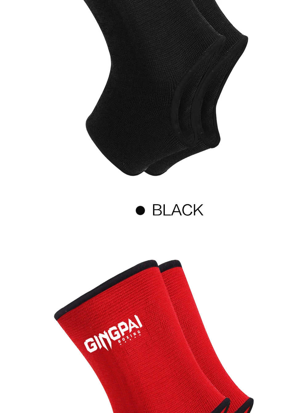 GINGPAI PRO Ankle Support Braces - Premium Muay Thai & Kickboxing Ankle Wraps for Men & Women (Pair)
Advanced Compression & Stability for Training, Sparring & Competition