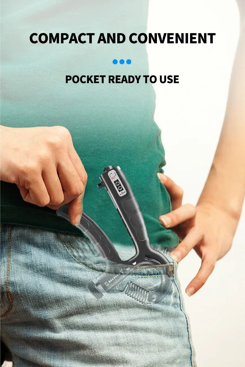 FORCEGRIP PRO - Adjustable Hand Gripper Kit with Rep Counter | Professional Forearm, Wrist & Finger Strengthener for Athletes & Rehabilitation